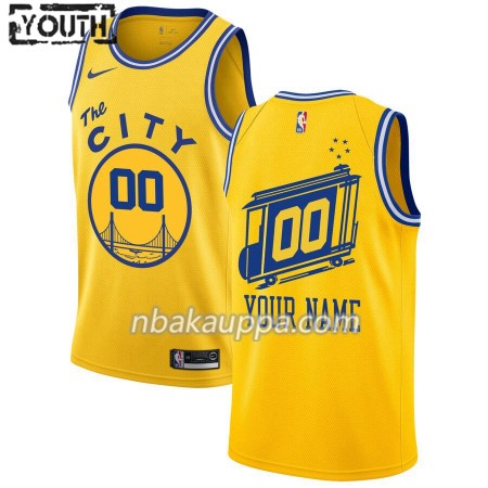 Golden State Warriors Custom Nike 2019-2020 Hardwood Classics Pelipaidat Swingman - Lasten